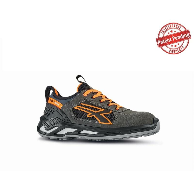 U-power - Chaussure de sécurité Ryder S1P src esd - 44 (eu) - Anthrazit/Orange