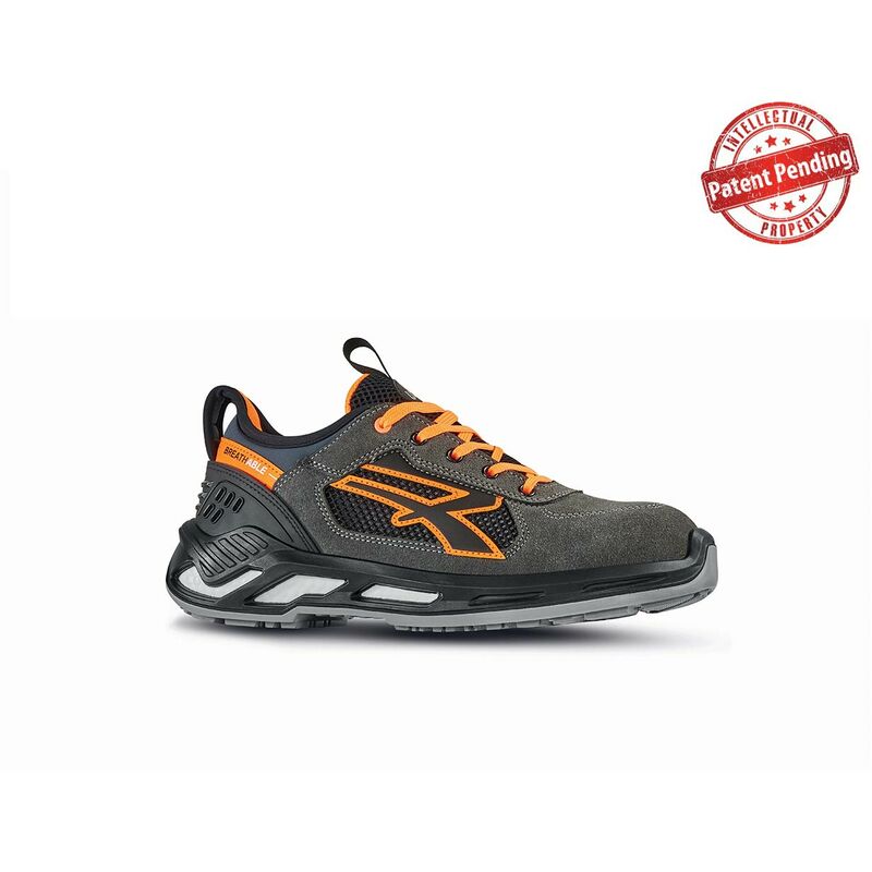 U-power - Chaussure de sécurité Ryder S1P src esd - 45 (eu) - Anthrazit/Orange
