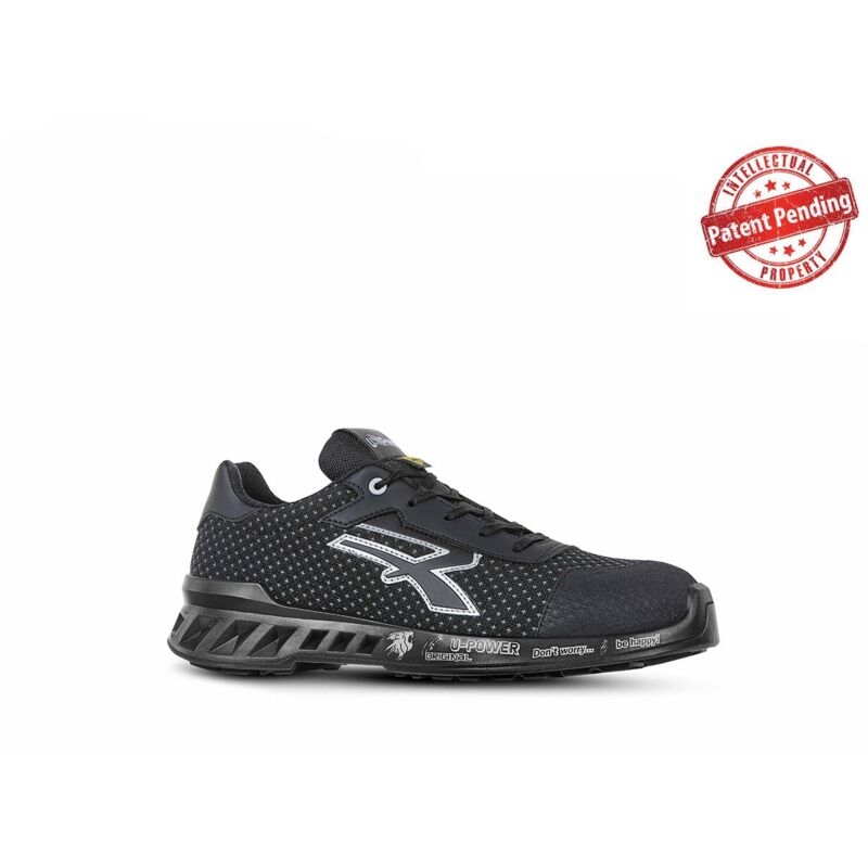 U-power - Chaussures de sécurité basses logan esd S3 ci src - Noir 43