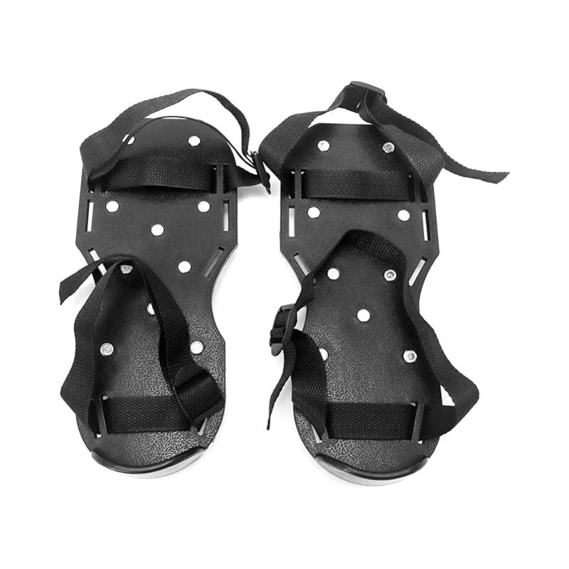 Chaussures à pointes avec pointes courtes de 25mm, parfaites pour les sols en époxy, les superpositions, l'installation de la couverture, couleur