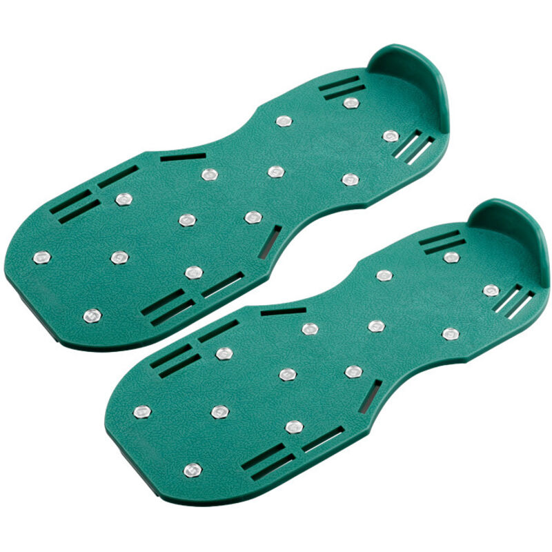 Chaussures aérateur de gazon - Pliable - Ergonomie - Taille universelle - Aérateur de gazon - Aérateur de pelouse - Vert(3013cm)