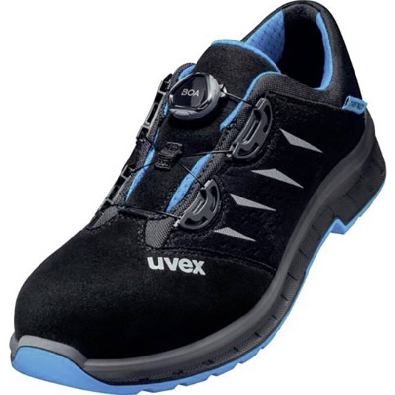 6938 6938241 Chaussures basses de sécurité S1P Pointure (eu): 41 noir/bleu 1 paire(s) - Uvex