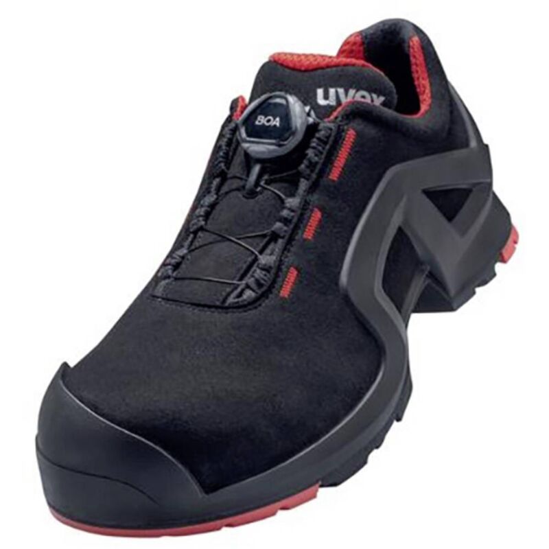 Uvex - 6567 6567244 Chaussures basses de sécurité S3 Pointure (eu): 44 noir/rouge 1 paire(s)
