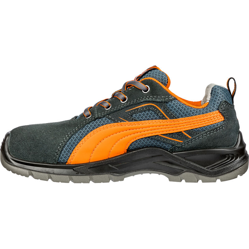 Scarpa antinfortunistica bassa Puma Omni Orange Low S1P SRC Grigio / Arancione 42