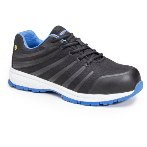 Chaussures basses de sécurité sans métal Coverguard  GALAXITE S1P Noir / Bleu 39.