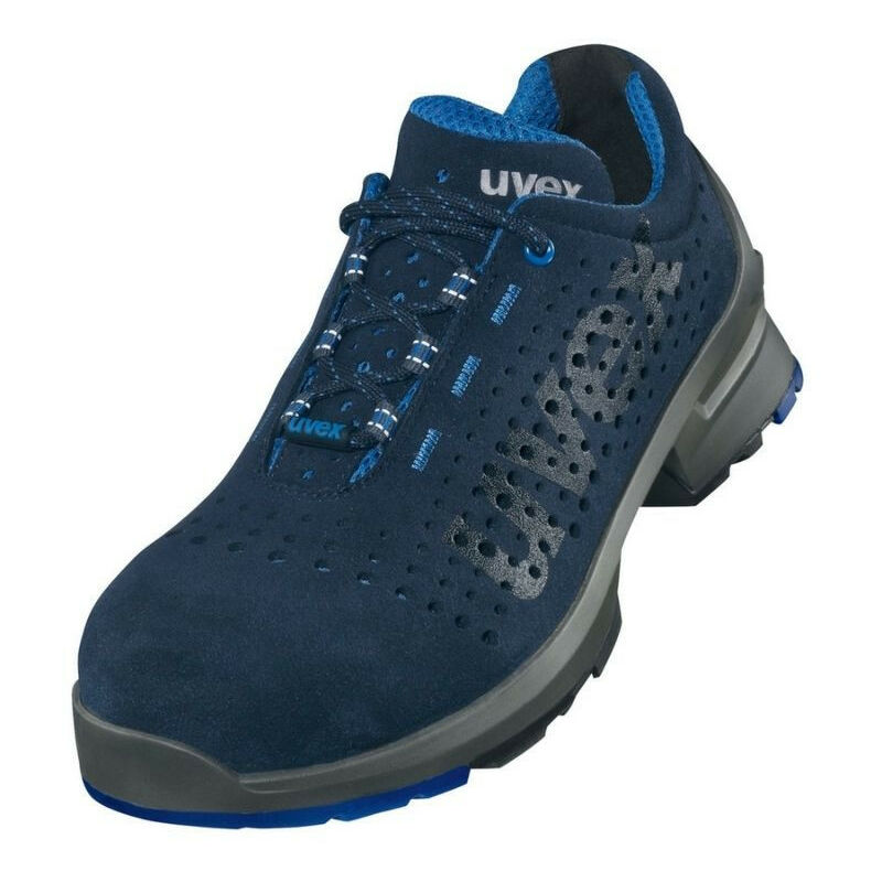 Chaussures basses perforées S1 Uvex 1 85318 - Bleu foncé - 44 - Bleu foncé