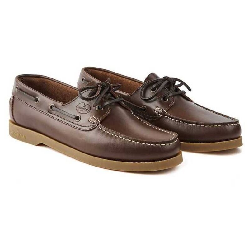 Chaussures Bateau Galion en cuir marron homme Le Chameau cba - Couleur Marron - Pointure chaussures 43