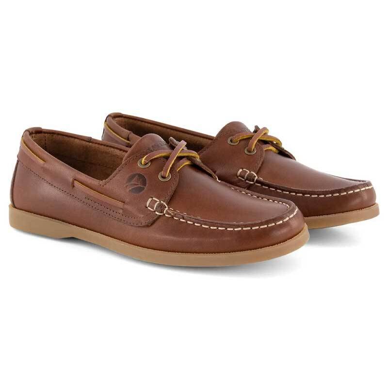 Chaussures Bateau Galion en cuir noisette homme Le Chameau cba - Couleur Noisette - Pointure chaussures 43