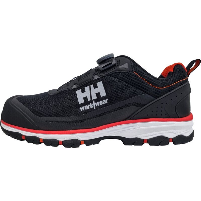 Helly Hansen - Chaussures chelsea evo 2 basses boa S1P coloris noir pointure 42 - Noir/orange