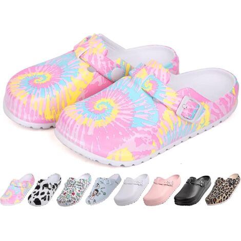 Chaussures de jardin pour femmes et hommes, mules de travail, sabots, sandales antidérapantes et légères, chaussures de marche ajustables pour infirmières, confortables pour la plage, l'intérieur et l