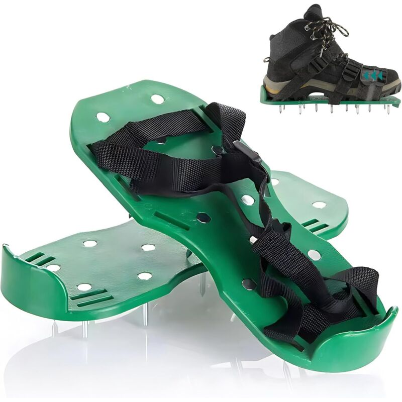 Chaussures de jardinage - idéales pour les travaux d'aménagement paysager et de jardinage - hauteur de la bride : 5 cm, 1 paire, vertes