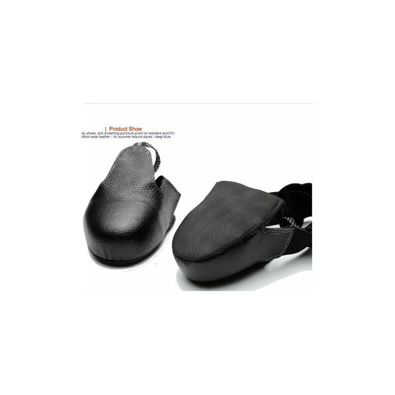 Chaussures de sécurité à Bouts en Acier Unisexes Anti-frottement et antidérapantes Couvrent des Couvre-Chaussures de Protection universels(Noir,36-46)