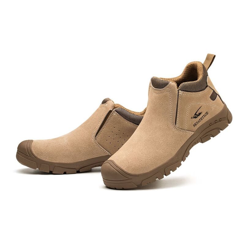 Chaussures de sécurité de soudage à enfiler - semelle en caoutchouc antidérapante - chaussures de travail résistantes à l'usure et anti-brûlure