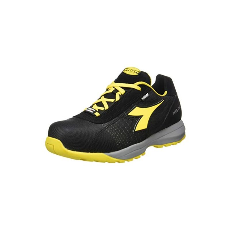 Glove mds matryx S1P hro src, Chaussures de Course Homme, Noir/Jaune, 37.5 eu - Diadora