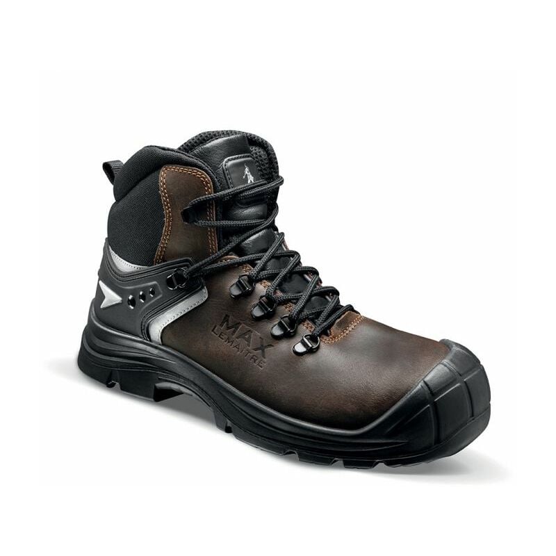 Chaussures de sécurité haute en cuir MAX UK S3 SRC marron 2.0 P40 - LEMAITRE SECURITE - MAUBS30BN.40