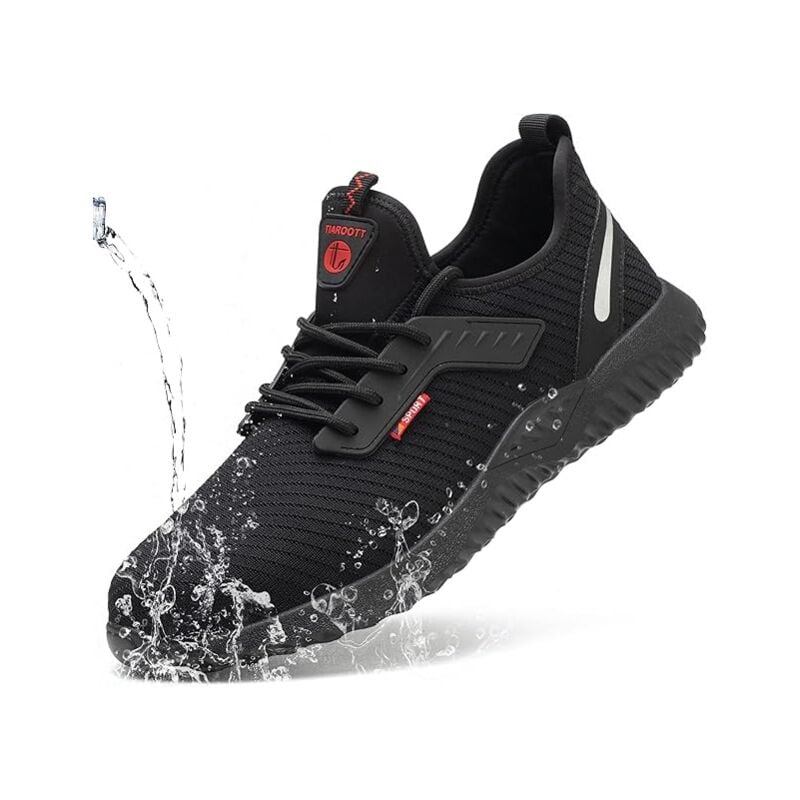 Chaussures de Sécurité Homme Femmes Chaussures de Travail Embout Acier Protection Ultra légère et Indestructible Respirant Basket Securite Unisexes