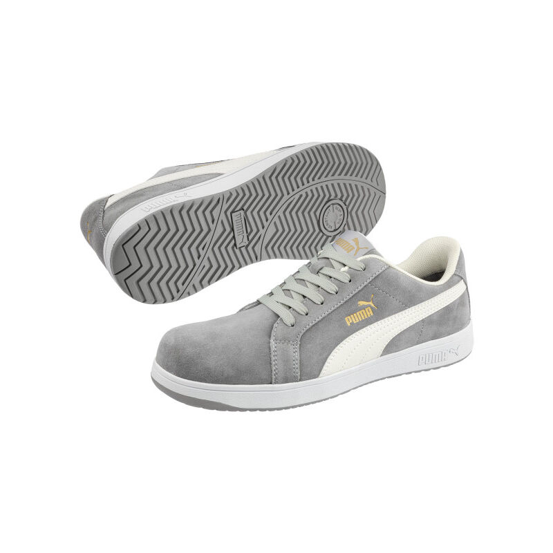 Chaussure Basse Puma Iconic Suede S1P Gris T.37 640030800000037
