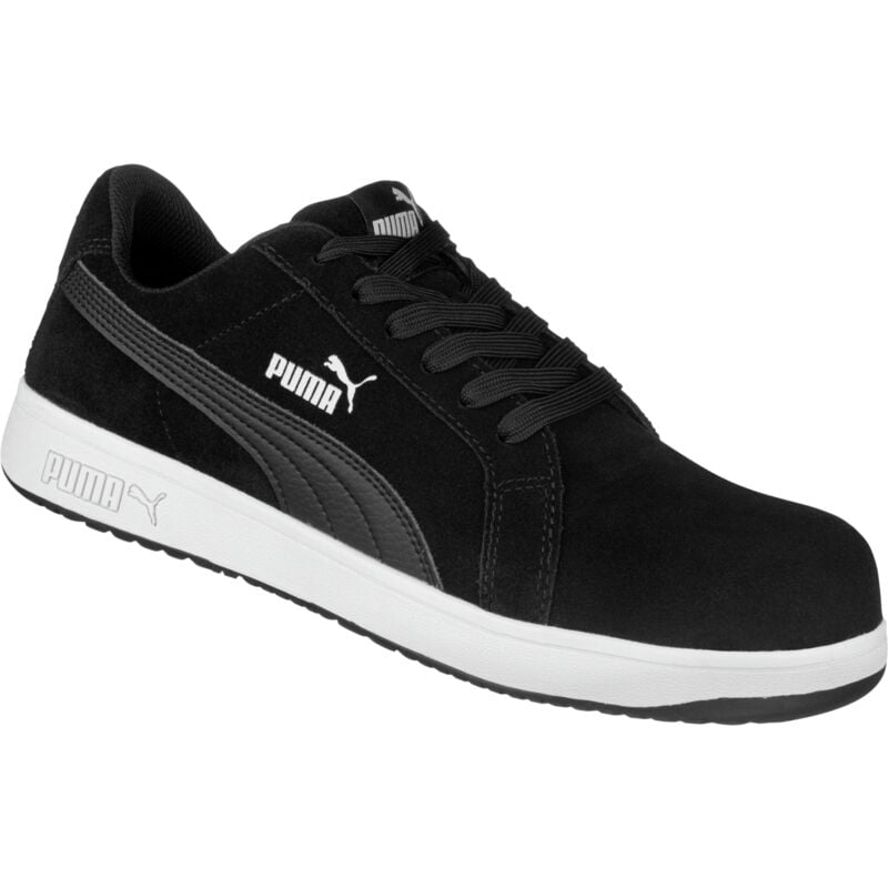 Puma - Chaussures de sécurité Iconic Suede S1PL noires 36
