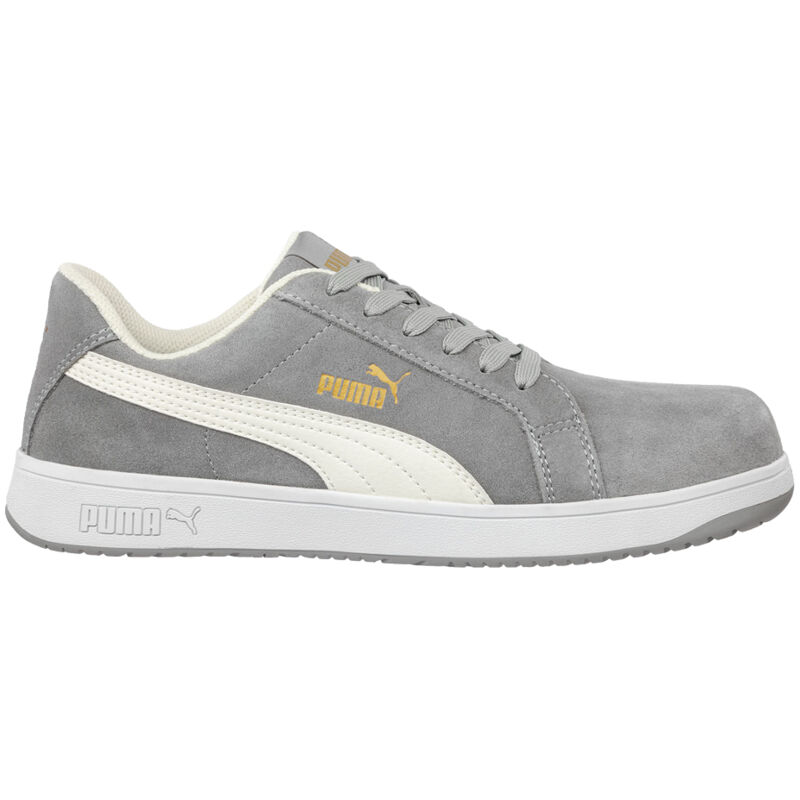 Chaussures de travail Puma Iconic Suede Grey Low S1PL esd fo hro sr - 38 (eu)