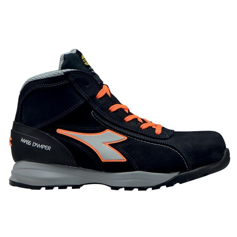 Chaussures de sécurité haute Glove mds mid S3 hro src noir/orange pointure 46 Diadora Utility