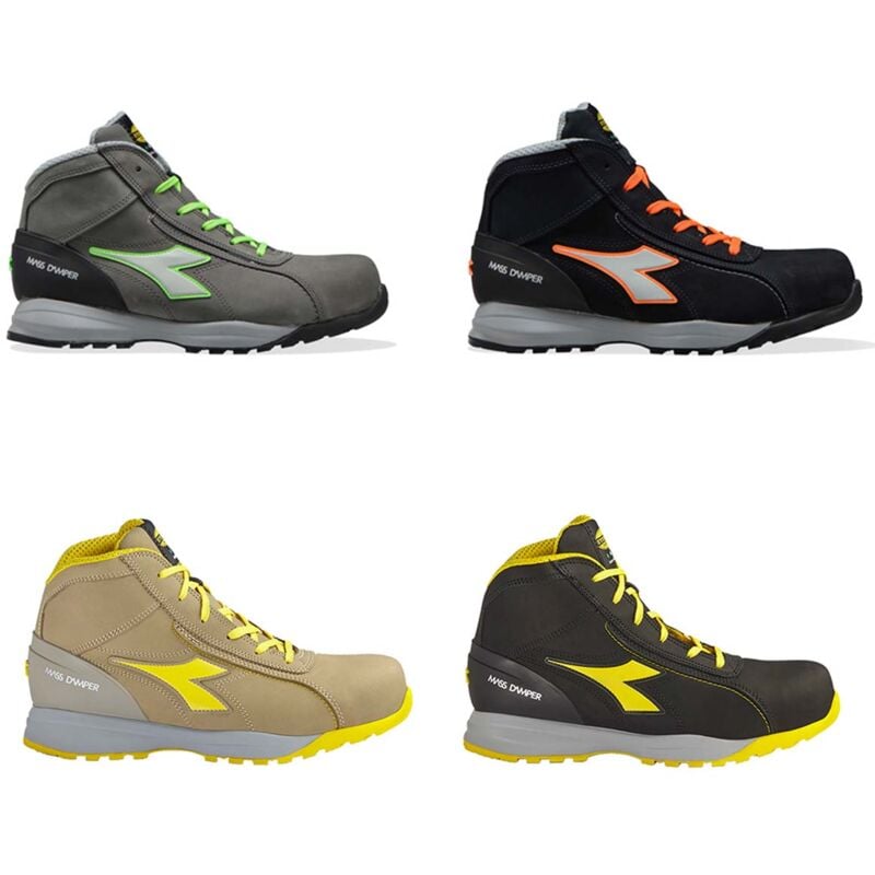 Chaussures de sécurité montantes Diadora Glove mds mid S3 hro src - 37 (eu) - Noir