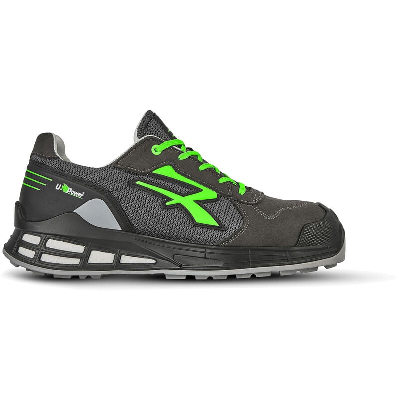 Chaussures de sécurité U-power Egon S1P src esd - 43 (eu) - Anthracite/Vert - Anthracite/Vert