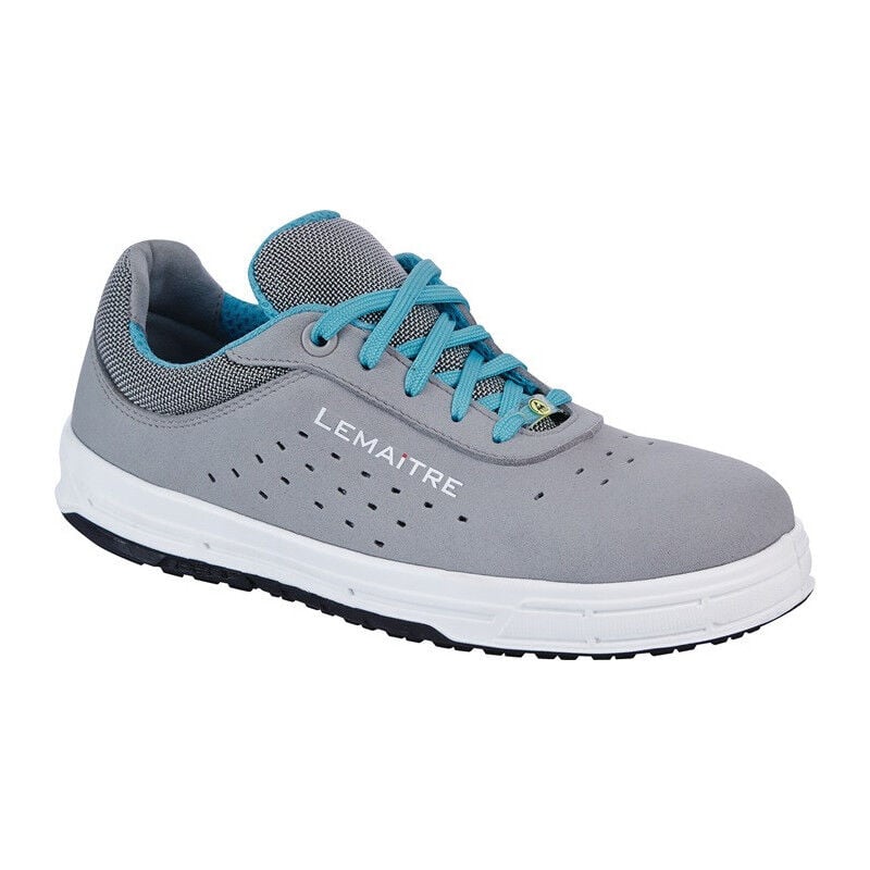 Chaussure de sécurité femme Faye Taille 38 gris S1P SRC ESD EN20345 Microfibre LEMAITRE