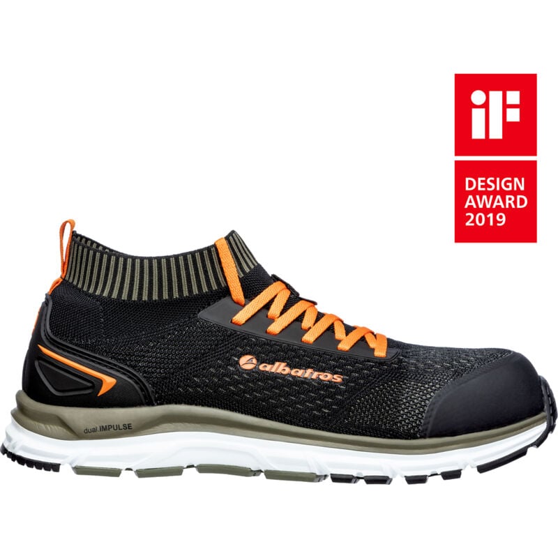Ultimate impulse vertE low S1P esd hro sra - Chaussures de sécurité - noir/vert 41