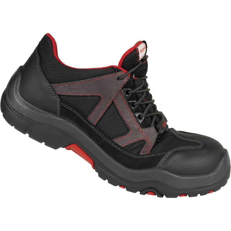 Baskets de sécurité Honeywell Safety Ascender S3 Unisexe, t 43 Noir, gris, Rouge, S3, src, Antistatiques ( Prix pour 1 paire )