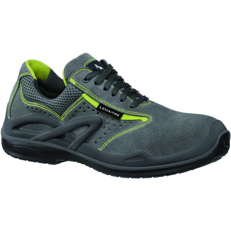 Chaussures de sécurité basses aix S1P src Gris/Vert 43