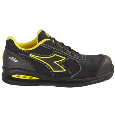Chaussures de sécurité basses Diadora Run Net Airbox Master Low S3 SRC ESD - 45 (EU) - Noir / jaune