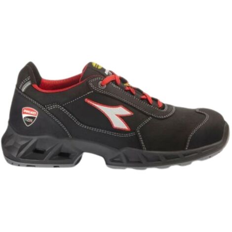Chaussures de sécurité basses DUCATI SHARK ENGINE S3S FO SR SC ESD - Noir/Rouge 44