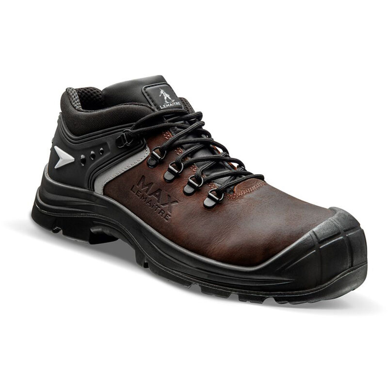 Chaussures de sécurité basses homme Max Low uk Brown 2.0 S3 src marron T39 Lemaitre MAULS30BN.39