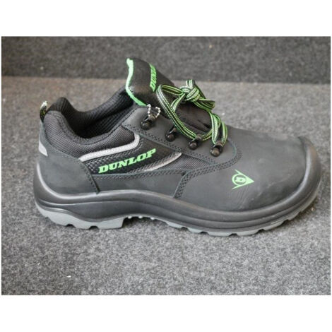 Chaussures de sécurité basses Orion Low en simili cuir noir imperméable à lacets Taille 42 DUNLOP