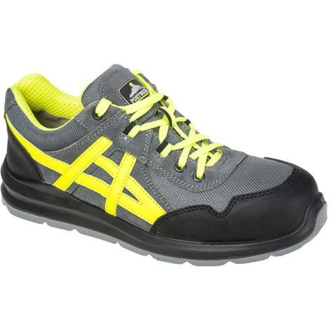 Chaussure de sécurité Trainer MERSEY Steelite S1 couleur : Gris taille 38 - PORTWEST