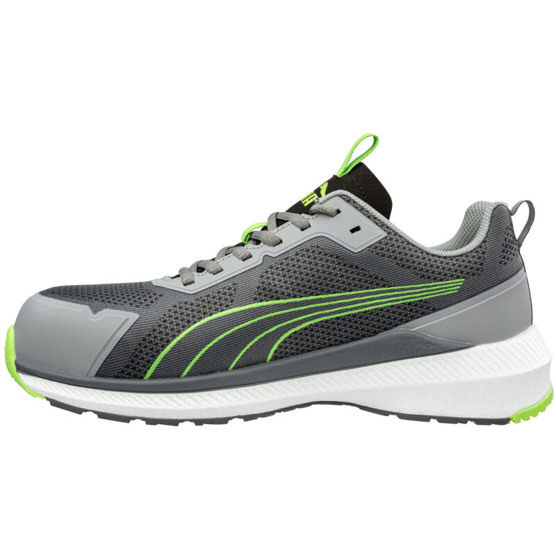 Chaussures de sécurité basses S1PS ESD SLIDE gris/vert - PUMA SAFETY - 645010 45