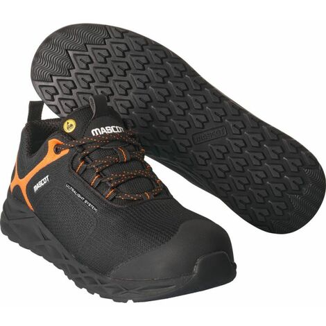 Chaussures de sécurité basses Ultralight System SB-P Noir/Orange HV - Mascot