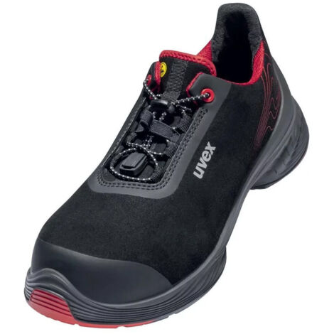 Chaussures de sécurité basses Uvex 68382 Unisexe, T 42 Noir, S3, SRC, Antistatiques ( Prix pour 1 paire )