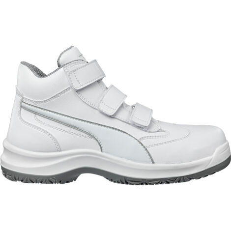 Chaussures de sécurité cuisine hautes Puma Absolute Mid S2 SRC Blanc 43.