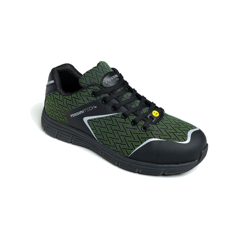 Chaussures de sécurité de travail Rossini Kripton Green S3S sr esd - 43 (eu)