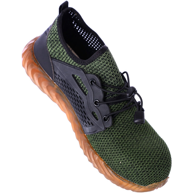 Chaussures de sécurité de travail souples '40' / 25,7 cm - vertes