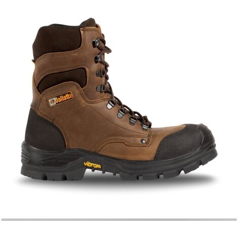 Chaussures de sécurité de type rangers JALLATTE JALHICKORY S3 SRC Marron 46