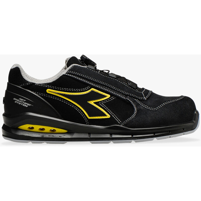 Chaussure de sécurité basse noire Diadora utility run net airbox quick low S3 src - 176219C0200 46