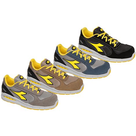 Chaussures de sécurité Diadora Run Net Airbox Geox Low S1P SRC - 42 (EU) - Noir