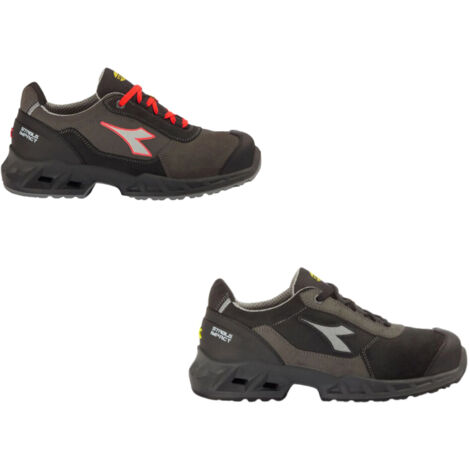 Chaussures de sécurité Diadora Shark Stable Impact Leather Low S3 SRC ESD - - Noir