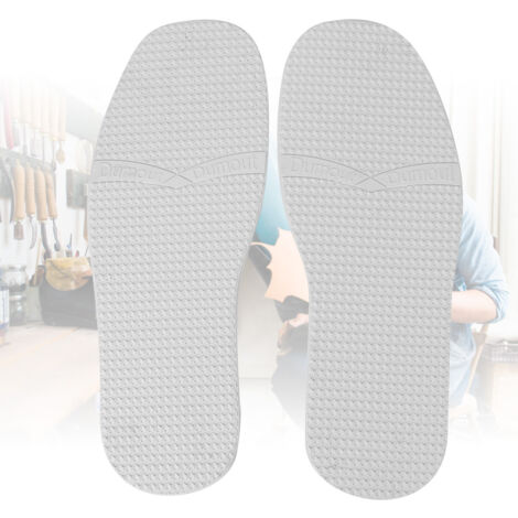 Chaussures de Sécurité en Cuir avec Semelle Antidérapante en Caoutchouc à Relief (Blanc) - Durabilité et Confort