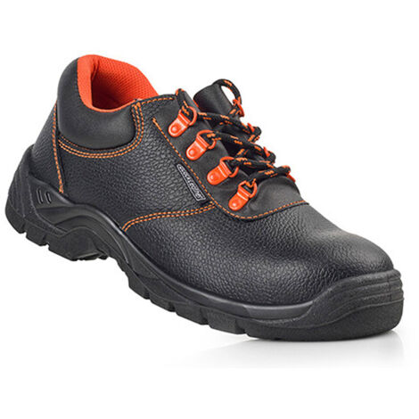 Chaussures de sécurité en cuir noir s3 src taille 35 blackleather