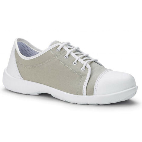 Chaussures de sécurité en toile femme S1P S24 Loane 8952 - Gris clair - 35