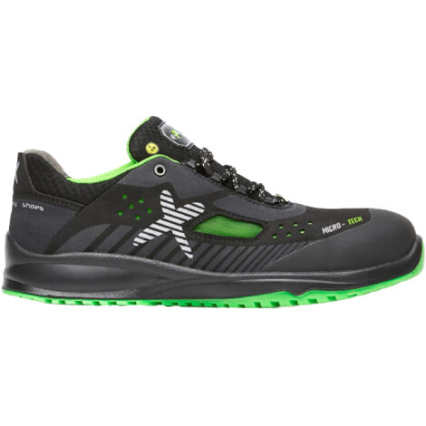 Chaussures de sécurité Exena Revolt S1P ESD SRC - 42 (EU) - Vert / noir