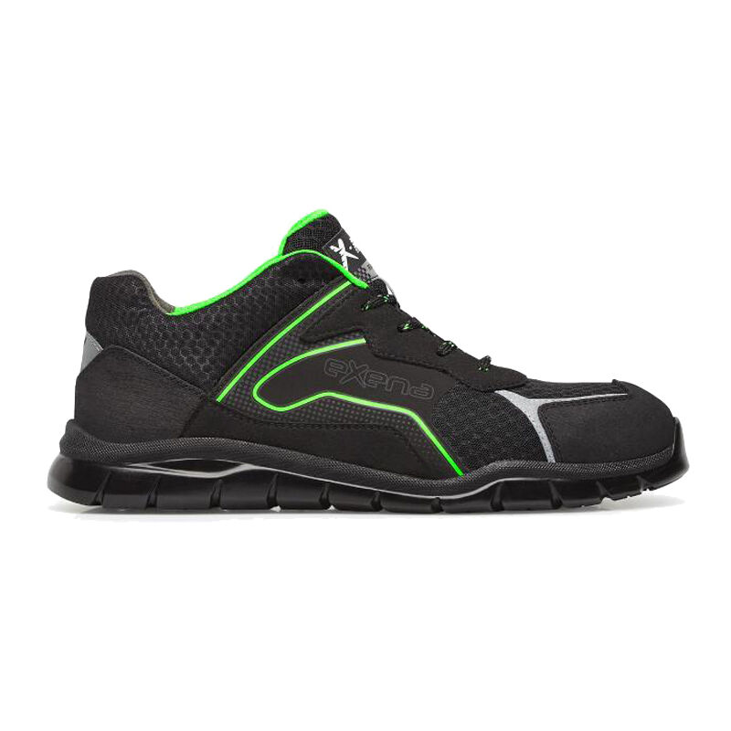 Exena - Chaussures de sécurité XR66 Route S1P src - 43 (eu) - Vert / noir